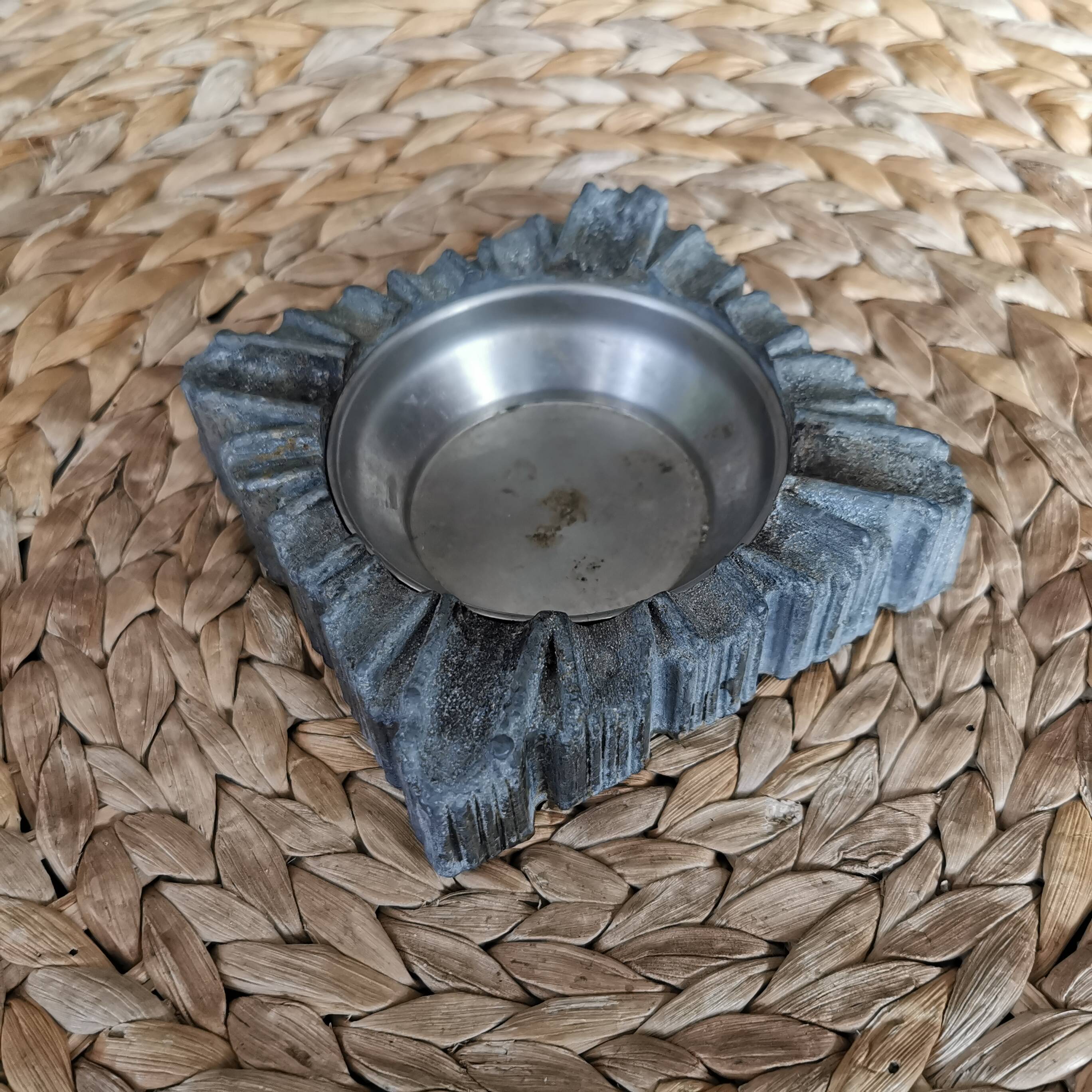 Brutalist ashtray from the 60s