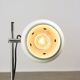 Lampe de table italienne de style spatial, couleur blanche, années 1970