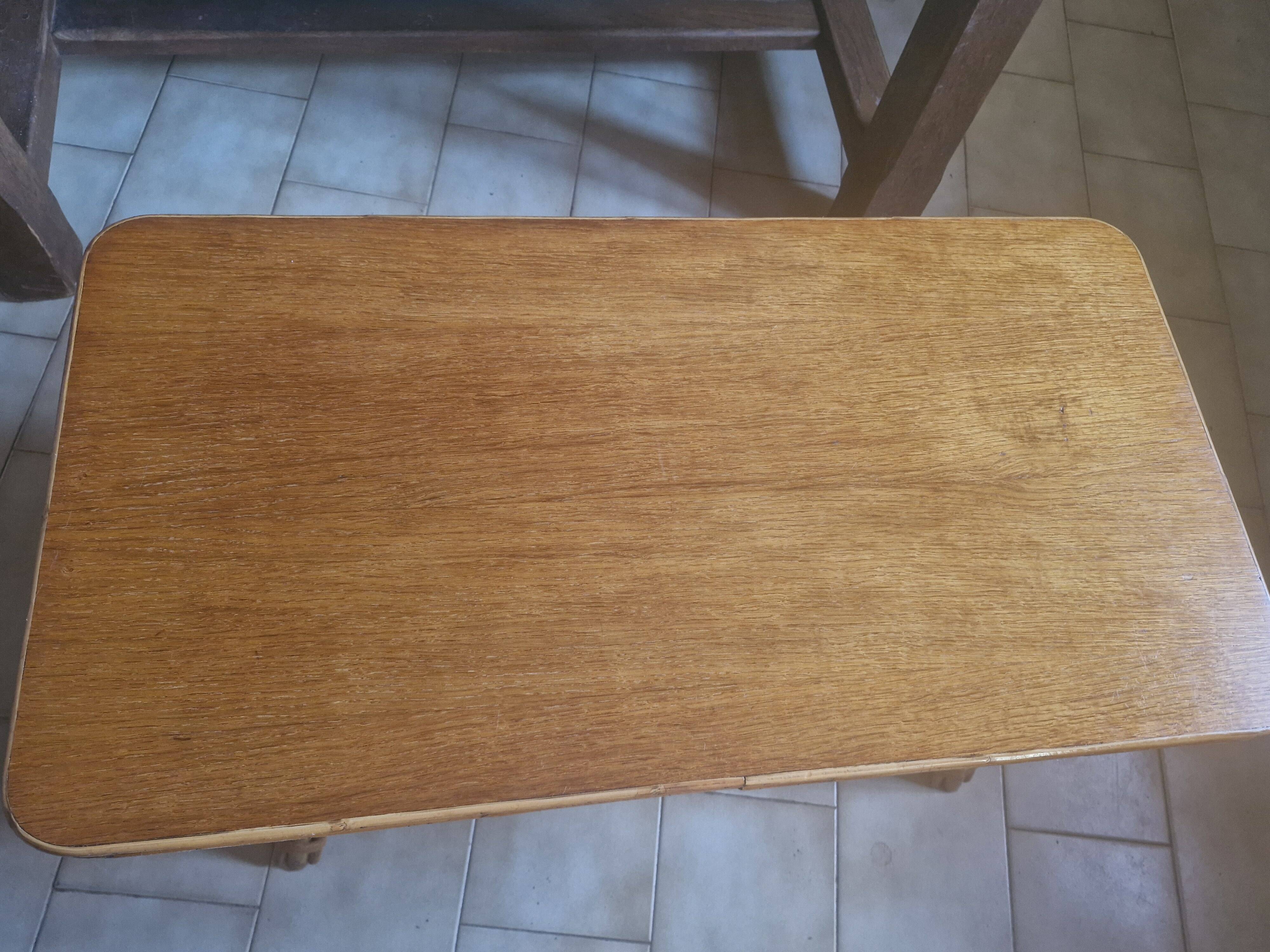 Vintage coffee table - Bamboo & Rattan - 1950s/60s