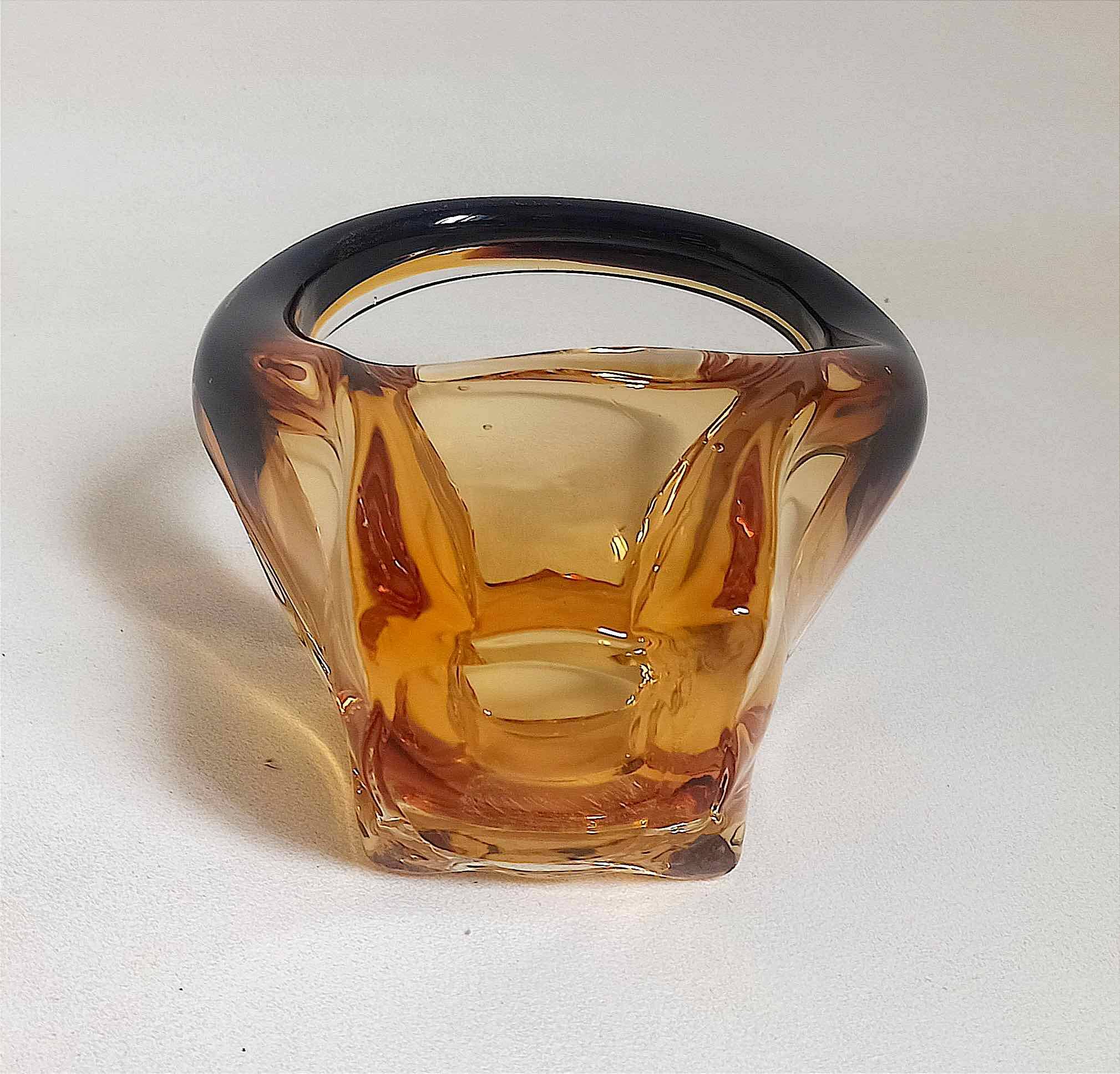 Vase or basket shape Murano Height 21.2 cm