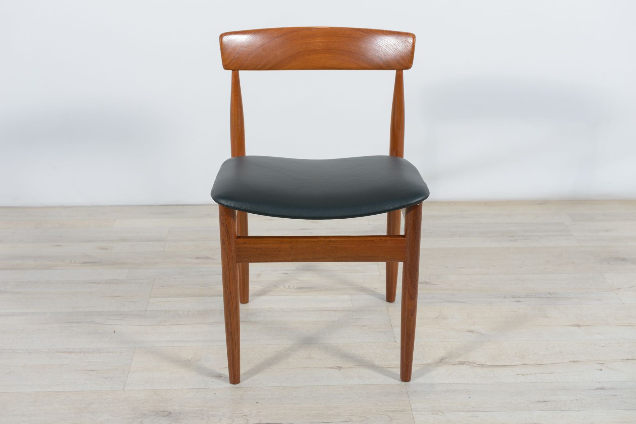 Mid-century teak dining chairs, 1960s, set of 4