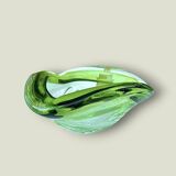 Ashtray / pocket tray Murano F.lli Toso “Chambord” green, 1960s