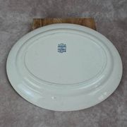 Large antique oval dish 🌿 Ironstone – Grand Dépôt Paris – 19th century