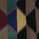 Vintage Turkish handmade rug 124x141 cm