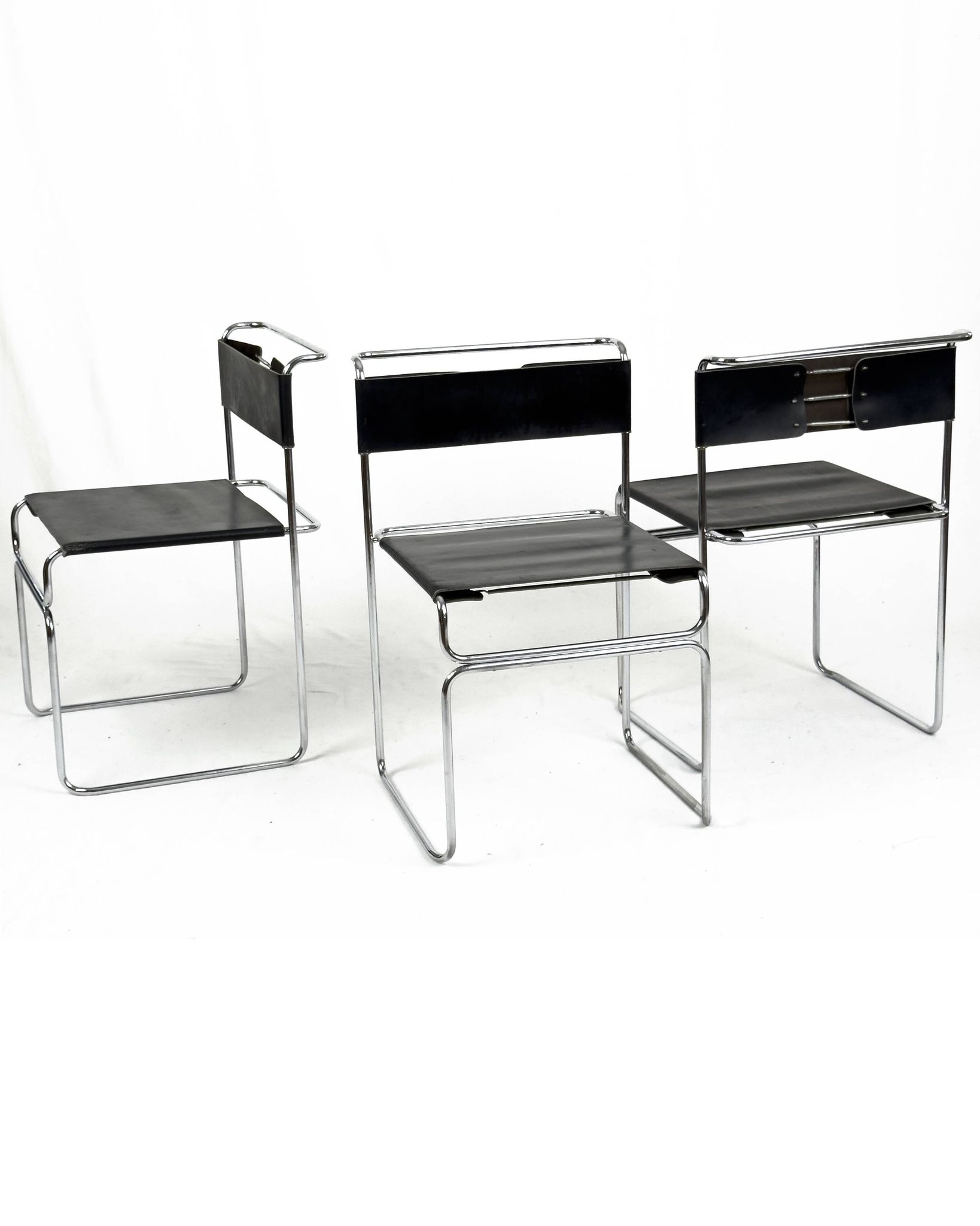 Set of 6 vintage Libellula chairs by Giovanni Carini for Planula