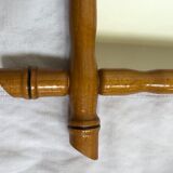 Miroir vintage façon bambou