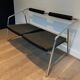 Sofa Design 'System', Chrome & Black Rubber, France, circa 1970