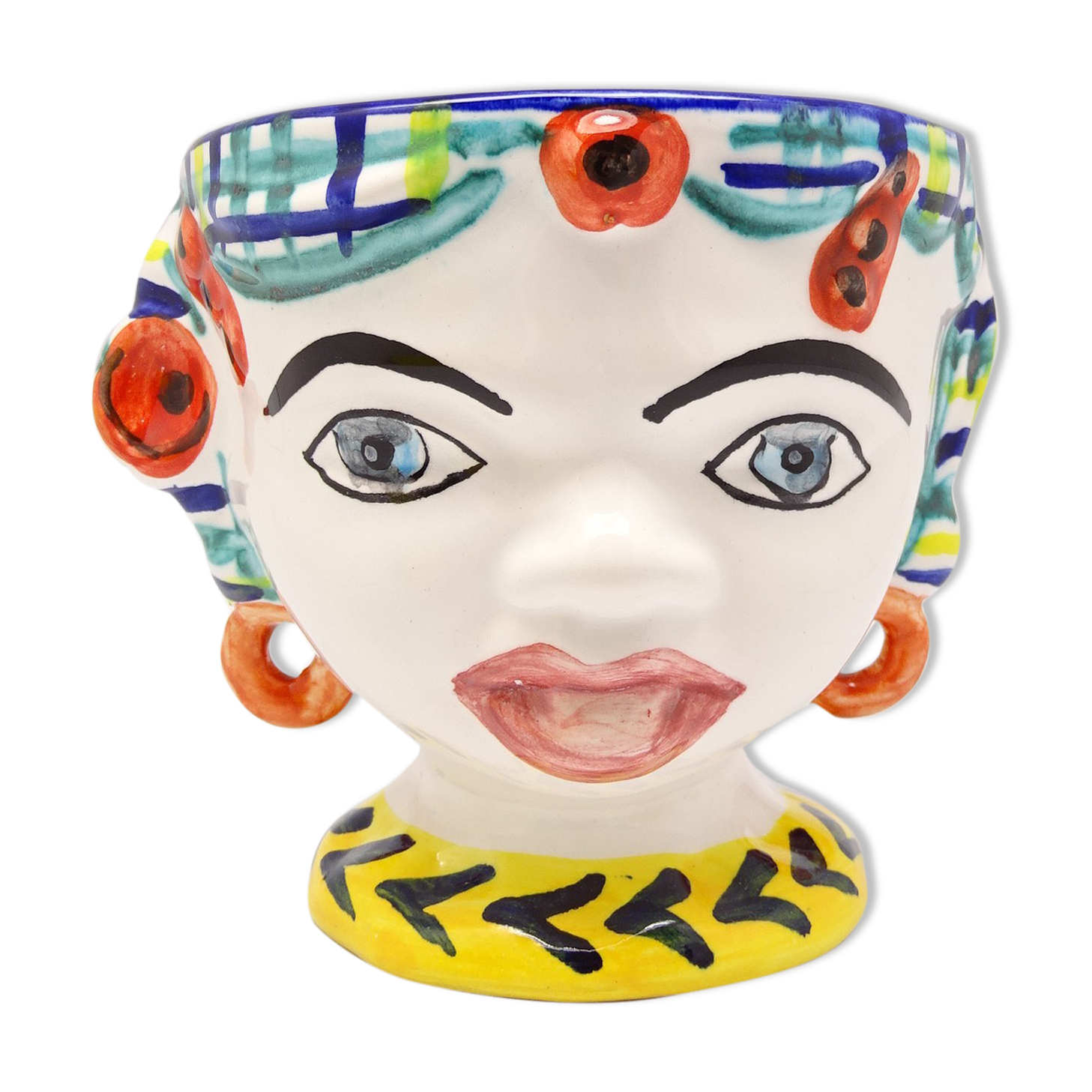 Pot Testa di Moro in Italian ceramics