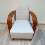 Spanish Club Chair in Beech and Plywood, 1990s