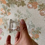 Glass candlestick