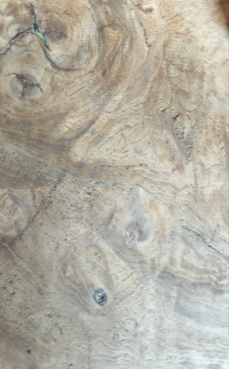 Old vintage solid wood lamp base