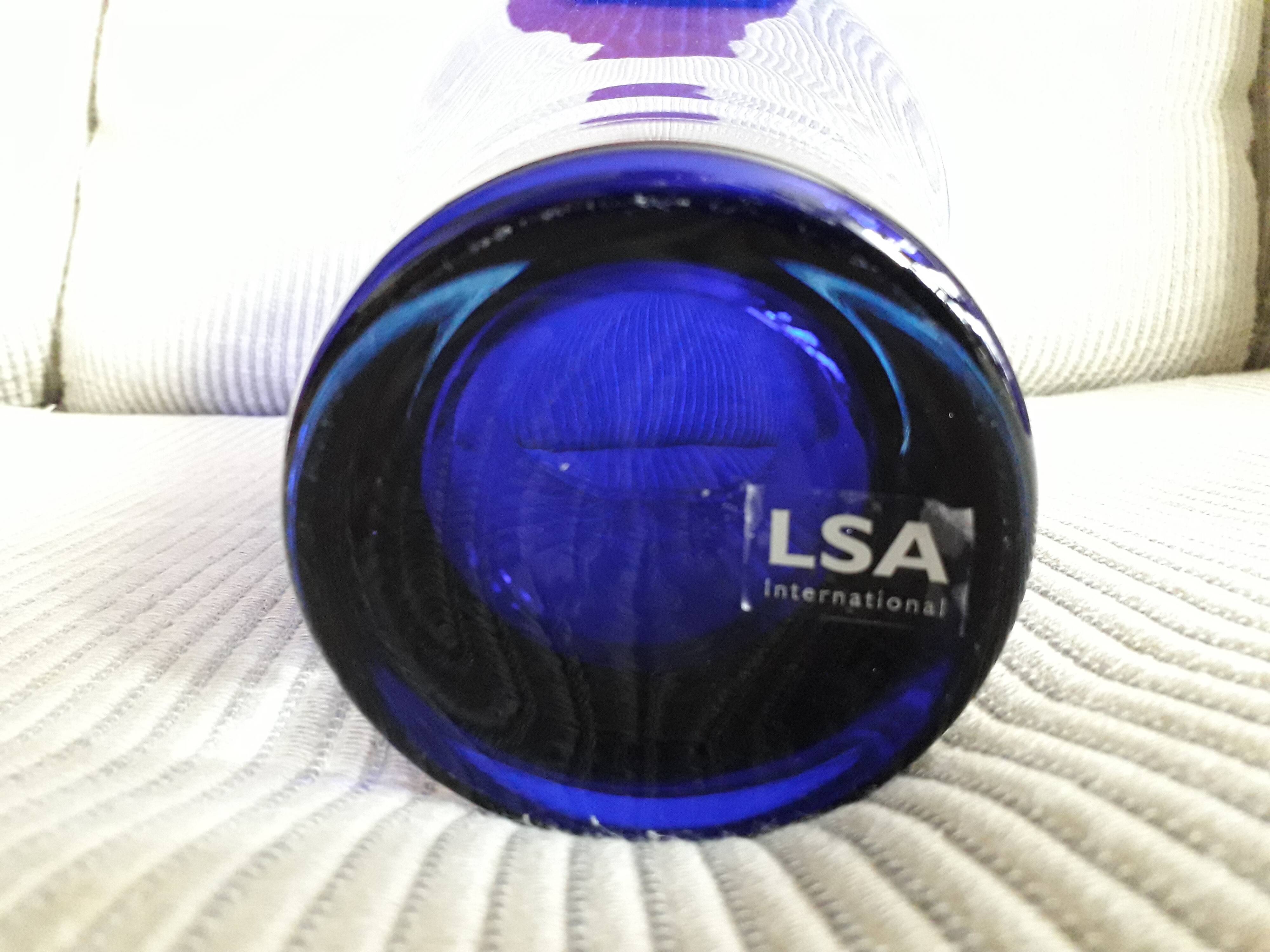 Large Scandinavian vase signed LSA