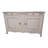 white stained buffet furniture brand Roche Bobois