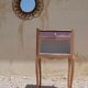 Crude wooden bedside table