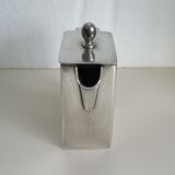 Silver metal coffee maker by B.Bohrmann for Hof Baden-Baden Frankfurt