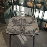 Formica chair in Jouy canvas mode