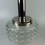 60s 70s VEB hanging lamp ceiling lamp bubble chrome glass space age design
