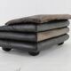 Fauteuil réglable Letaher Brutalist Wiener Werkstätte des années 1970