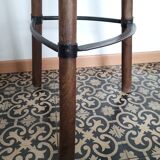 2 vintage brutalist bar stools design Marbella 1970s Spain