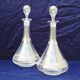 Carafe en cristal frise entrelacs vintage