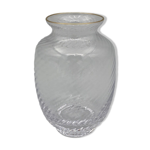 Vase XIXe verre ou cristal