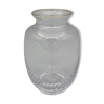 Vase XIXe verre ou cristal rehaut dore belle facture