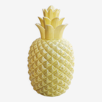 Lampe Ananas en céramique  1990 2000