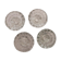 Lot de 4 bougeoirs ronds en verre ciselé Luminarc