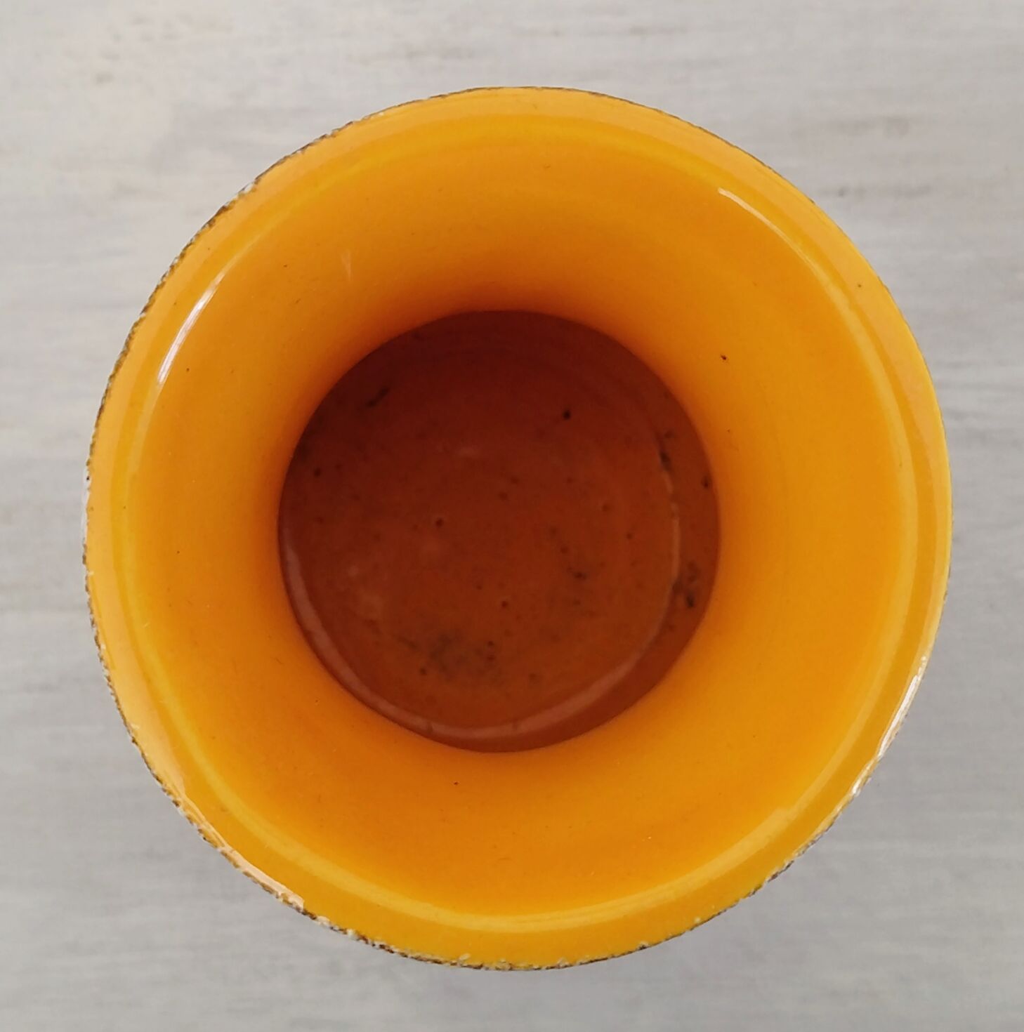 Vallauris ceramic vase signed tess vintage mountain decor