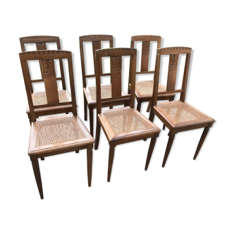 6 Art Deco era chairs