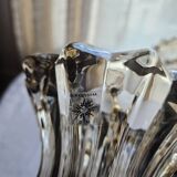 BHS brass lamp with crystal lampshade