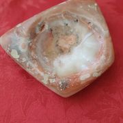 Polished agate soap dish or ashtray