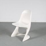 Chaise blanche « Casalino » des années 2000 par Alexander Begge pour Casala, Allemagne – Grand stock !