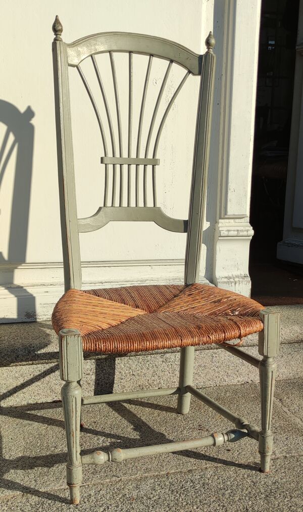 Ancienne chaise à langer Louis XVI