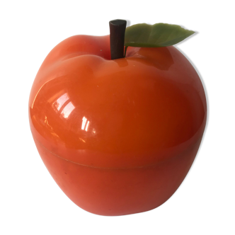 Ice bucket in orange apple shape