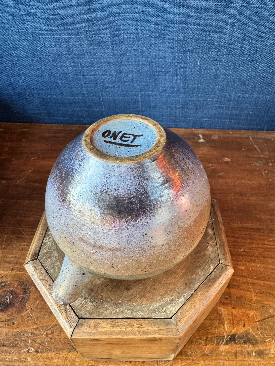 Pichet grès , signée ONET Daniel Chaponet  70-80’s