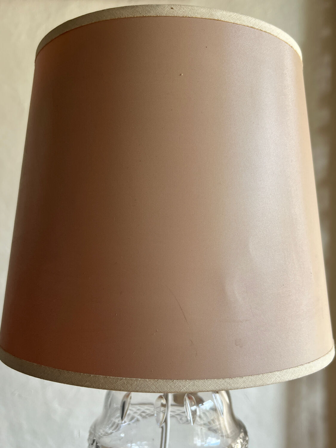 Vintage Bohemian crystal lamp