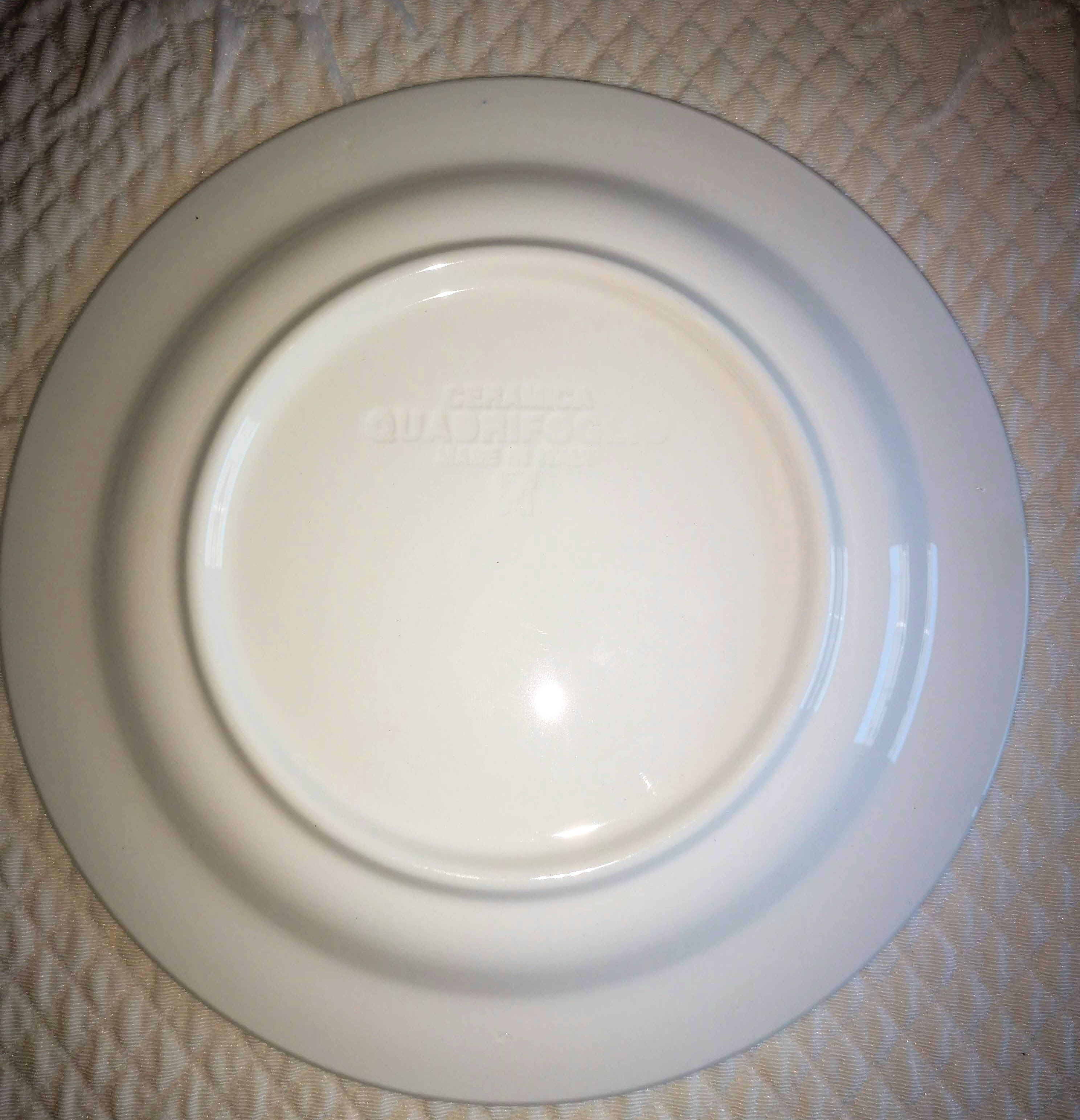 Service plates dessert Quadrifoglio Lemon