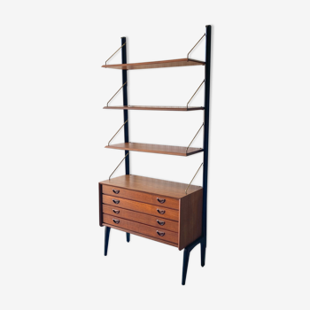 Storage Unit with Drawers by Louis Van Teeffelen for WéBé, 1950s