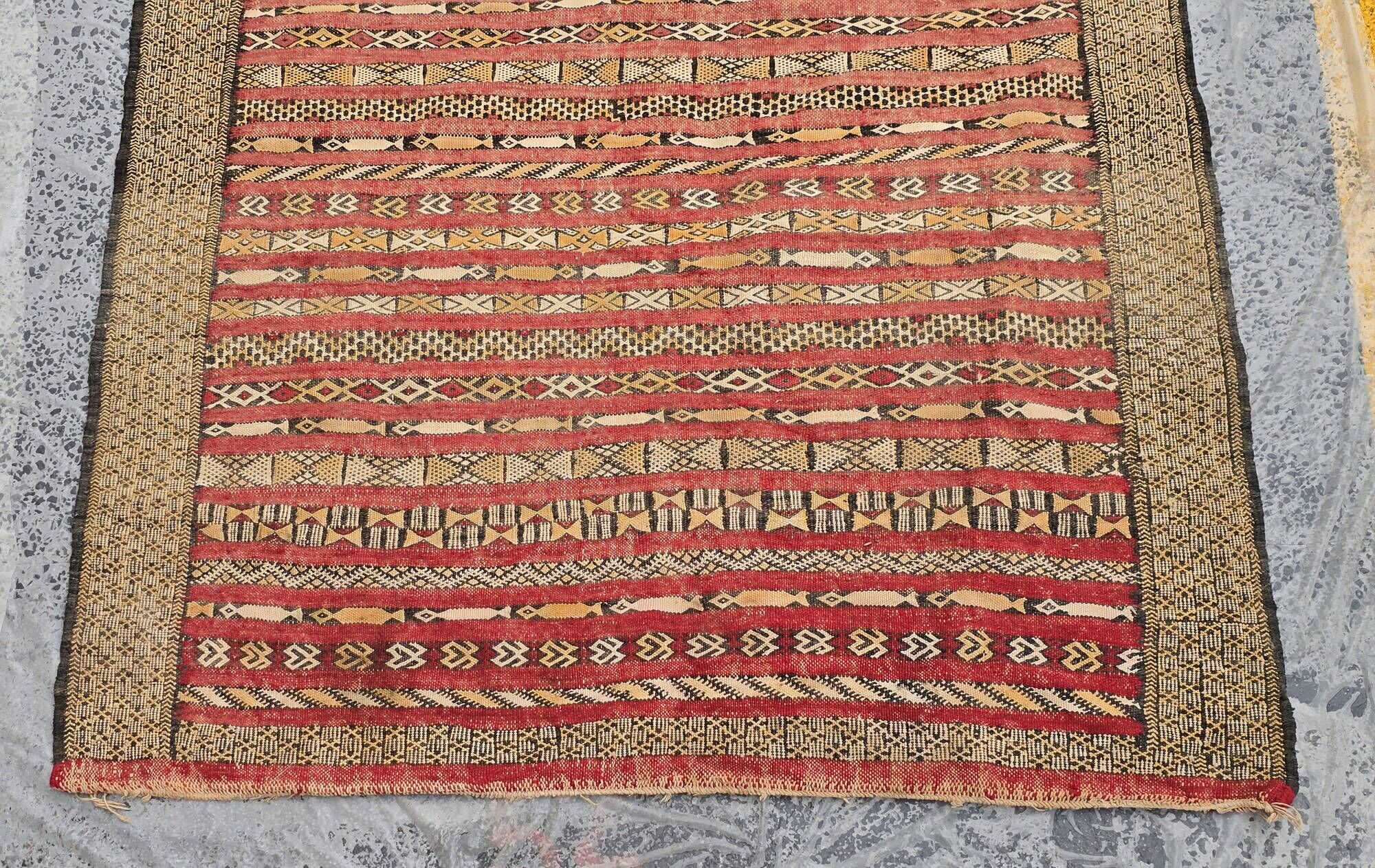 Rug - Moroccan Hanbel in wool, probably Zemmour, Middle Atlas - 116 x
