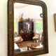 Louis-Philippe mirror, wood and gilded stucco — late 19th century