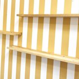 Stripa wall shelf in solid pine, vintage ikea design