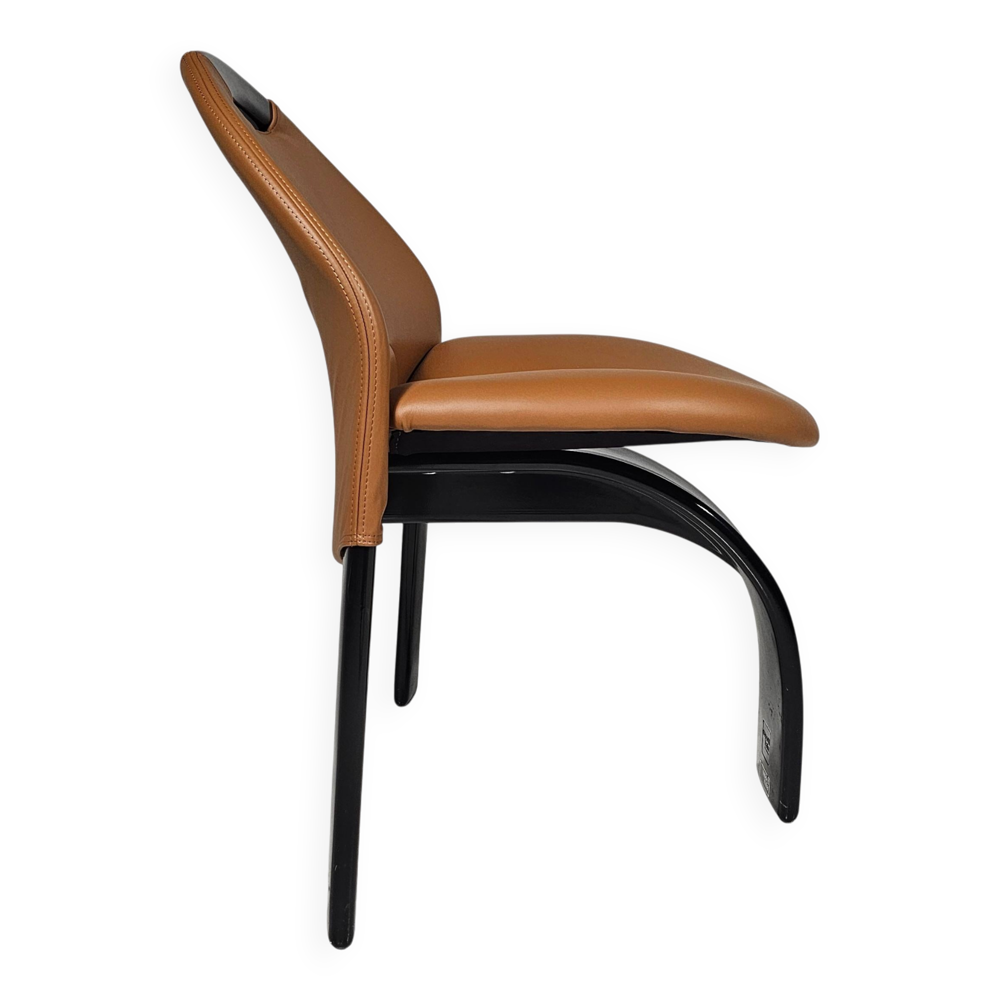 Set of 6 'Sail' dining chairs by Giovanni Offredi for Saporiti, 1973