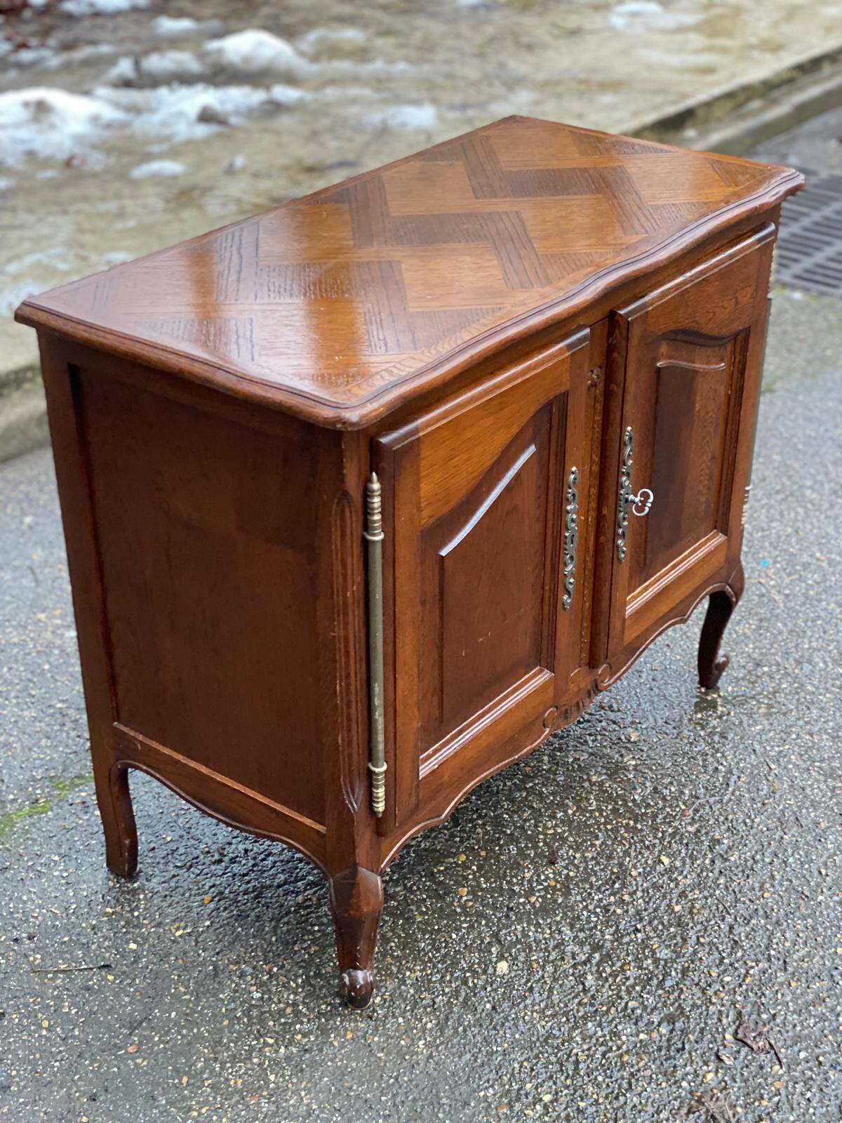 Louis XX buffet in solid wood from the 20th century
