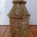 Sandstone box of La borne signed Bodin