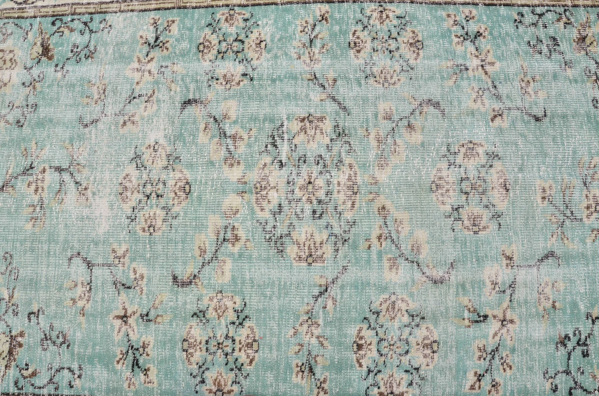 Tapis turc vintage Oushak sku 3307