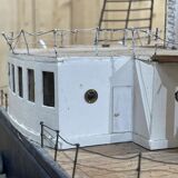 Model representing a battleship of the late nineteenth century