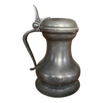 Pure Pewter Wine Pitcher