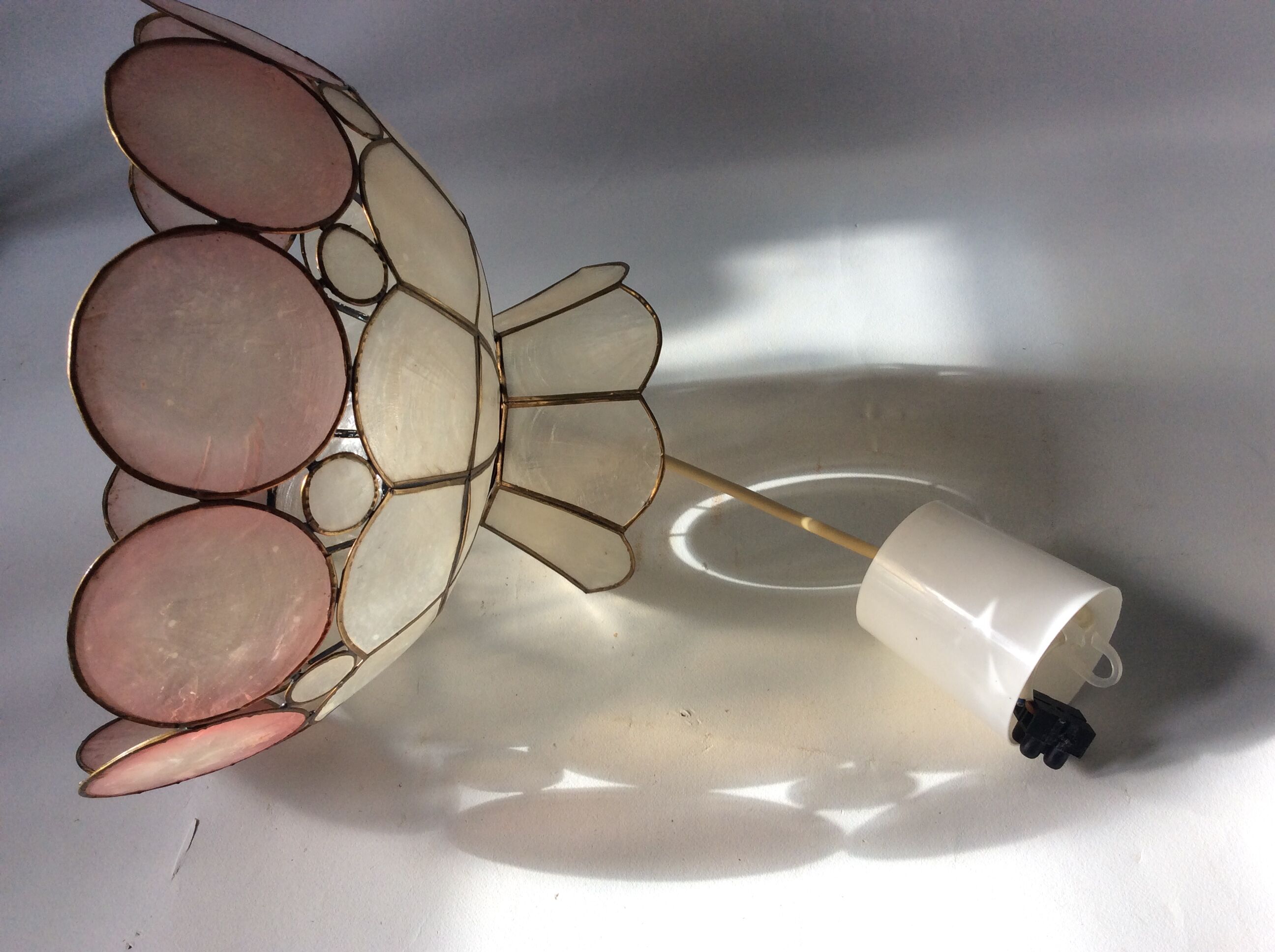 Hanging in vintage mother-of-pearl