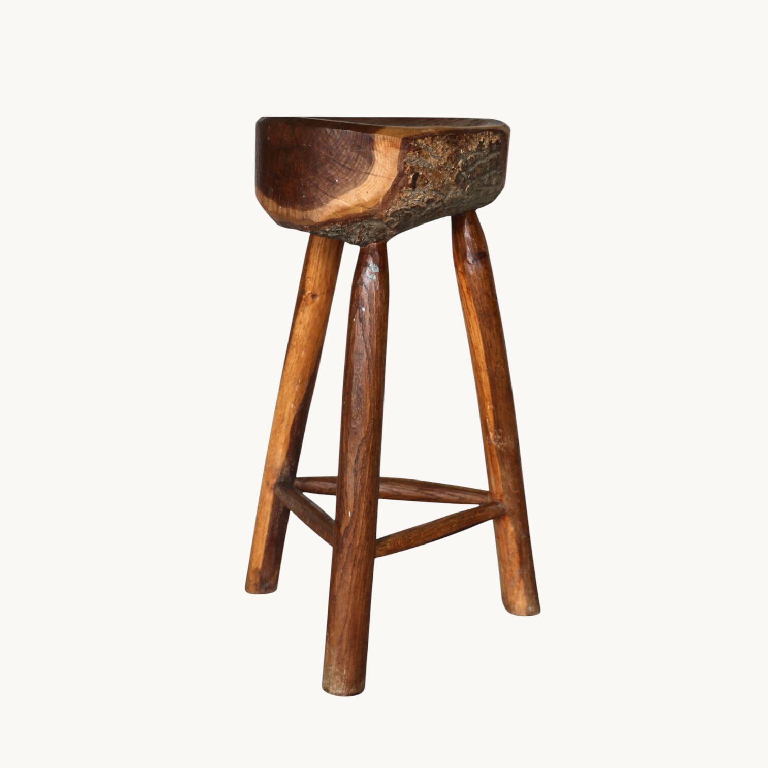 A set of three stools, France 1960s.
